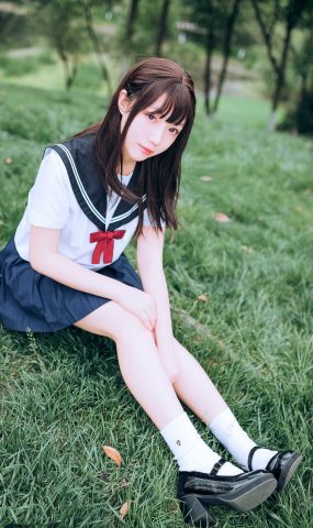 [喵糖映画]VOL.446 绿意JK[36P]