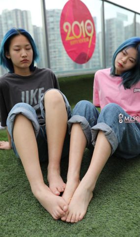 [MZSOCK爱镁足] No.010 小珵&园子 在现浏览