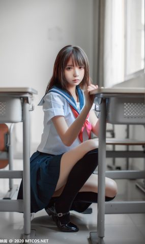 [喵糖映画]VOL.340 同桌的水手服[33P]