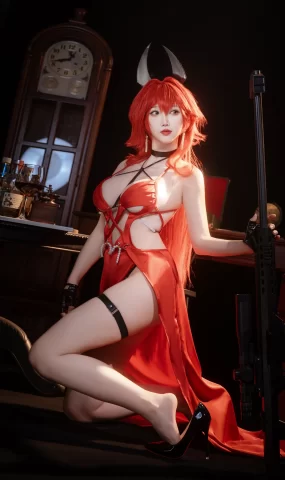 面饼仙儿  – Nikke 小红帽礼服[24P]