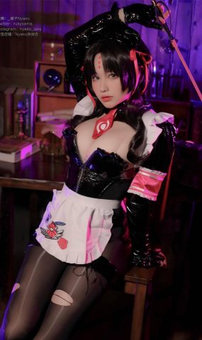 Nyako喵子  – 杀生院女仆[37P]