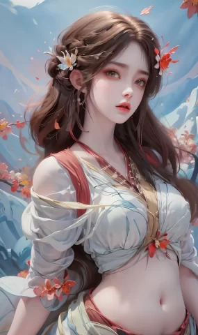 AI绘画 901 完美世界-火灵儿[58P]