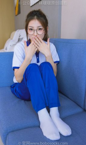 [BoBoSocks袜啵啵]NO.193 小沫-贝壳头板鞋、白棉袜、肉丝、校服裤里丝[140P]