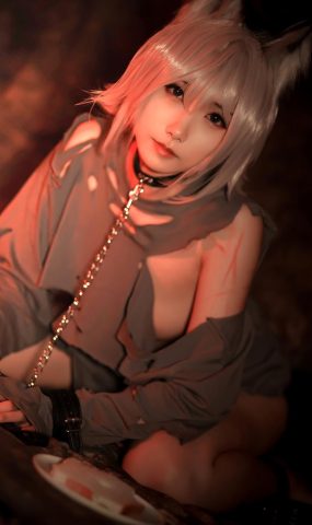 曉美媽 – 奴隷少女[23P]