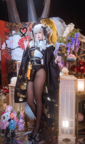 萌芽儿o0  白兔和服[18P]