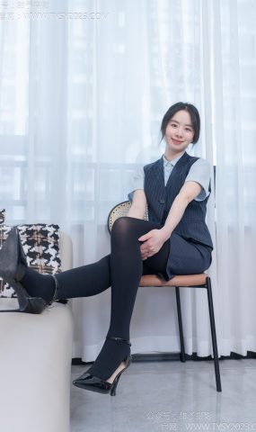 甜予摄影 NO.187 知知-高跟鞋、厚黑丝[87P]