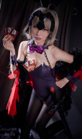 Cien恩恩  黑贞兔女郎[17P]