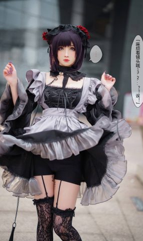 COS福利rioko凉凉子(肉扣热热子) – 黑江雫 漫展篇 海梦 [34P]