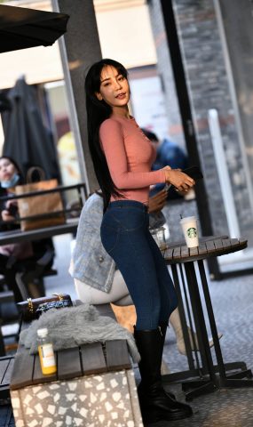 唯美街拍 NO.802 长腿大眼妖娆妹 [124P]