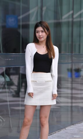 精选街拍作品 NO.1882 白短裙拖鞋[72P]