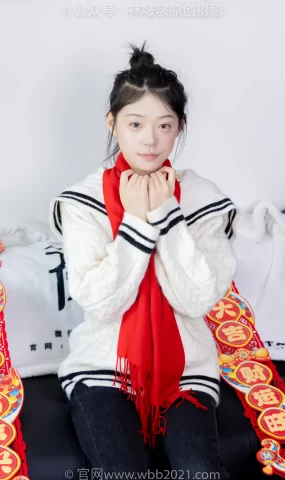 [BoBoSocks袜啵啵]NO.481 糯米-板鞋、白棉袜、裸足、对联迎新春，半脱袜子剧情[118P]