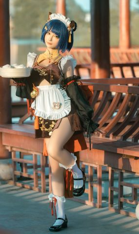 蠢沫沫 – 香菱女仆[27P]