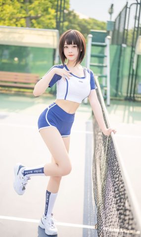 蜜汁猫裘  – 体操服[50P]