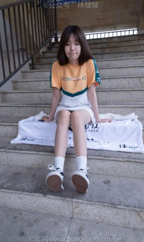 [BoBoSocks袜啵啵]NO.069 小甜豆-vans板鞋、白棉袜、肉丝[135P]