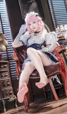 狐玖玖 – 爱莉希雅女仆[23P]