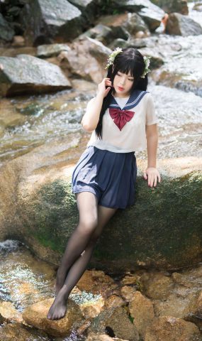 白烨 – 湿身JK水下版[98P]