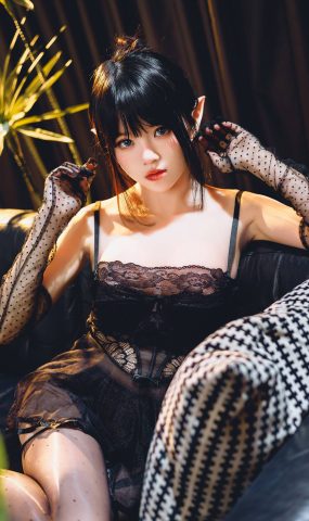 桜桃喵  – 夜纱[25P]