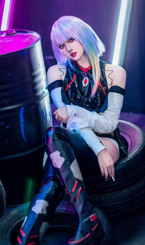 Natsuko夏夏子  – 赛博朋克 边缘行者Lucy[17P]