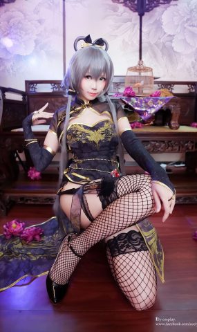 Ely_eee(ElyEE子) – 天依金丝雀旗袍[13P]