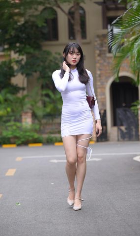 唯美街拍 NO.1125 白裙 （1）[84P]