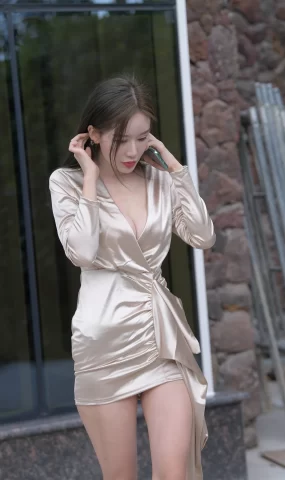 唯美街拍 NO.1040 姓感纯色迷你包臀裙美女 (3) [88P]