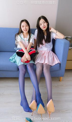 [BoBoSocks袜啵啵]NO.166 小甜豆稚予-板鞋、运动鞋、高跟鞋、白棉袜、蓝丝 (2) [72P]