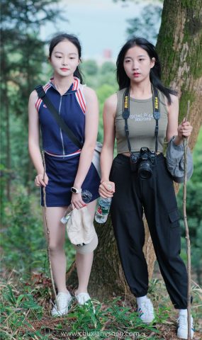 [初夏女神] NO.095 点点&双双~《姐妹出行》夏季登山记 [163P]