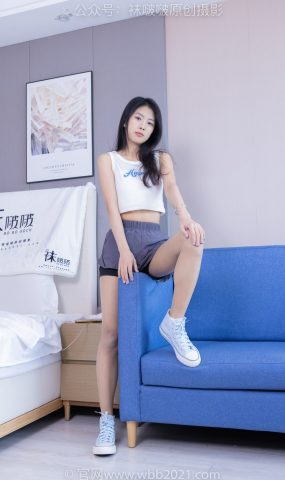 [BoBoSocks袜啵啵]NO.355 奶油-板鞋、白棉袜、肉丝[200P]