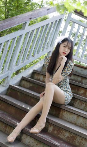 [SiHua思话] SH121 子琦 绿林碎花 在现浏览