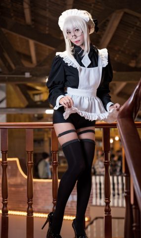 Money冷冷  – 95式玉玲珑-黑呆女仆[18P]