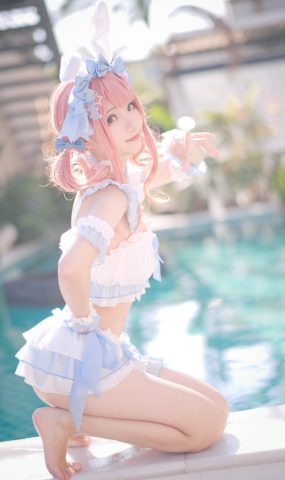 花柒Hana – 夏日甜芯 泳装[37P]