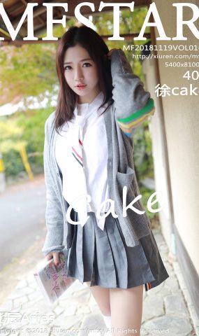 [MFStar模范学苑]2018.11.19 VOL.162 徐cake[40+1P]