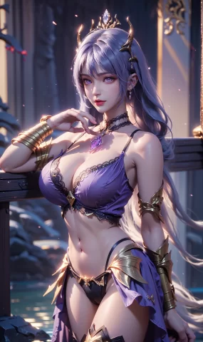 AI绘画 1063 神印王座-圣采儿[43P]