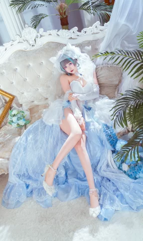 喵喵的喵吖 – 柴郡婚纱[11P]