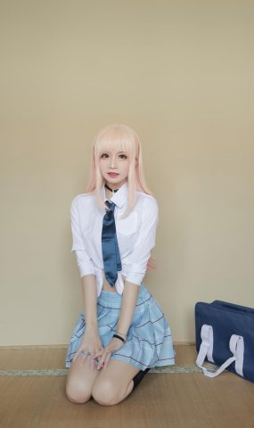 爱老师_PhD – 喜多川海梦 校服 泳装[16P]