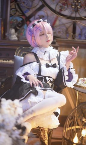 动漫博主阿包也是兔娘  拉姆女仆 [22P]