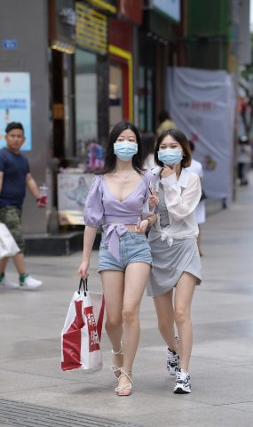 唯美街拍 NO.1276  视觉冲击街拍作品 – 单眼皮热裤女孩[34P]