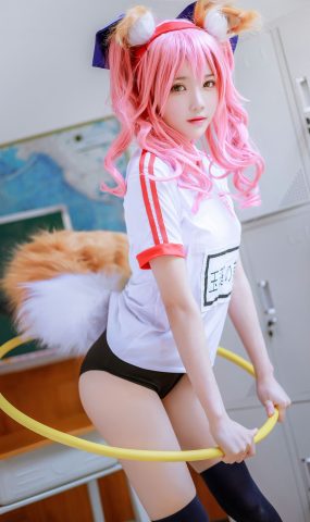 桜桃喵 – 玉藻前体操服[31P]