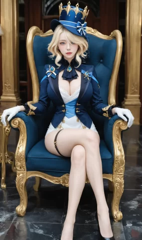 AI绘画 1013 芙宁娜-原神cos[17P]