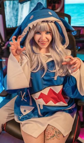 Olyashaa  – Gawr Gura 鲨鱼帽[48P]