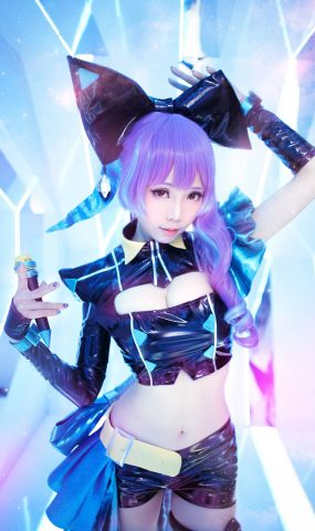 Ely_eee(ElyEE子) – 电音打歌服[9P]