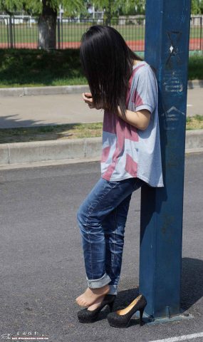 自由摄影 No.267 怪咖萍萍球场晾丝族 [57P]