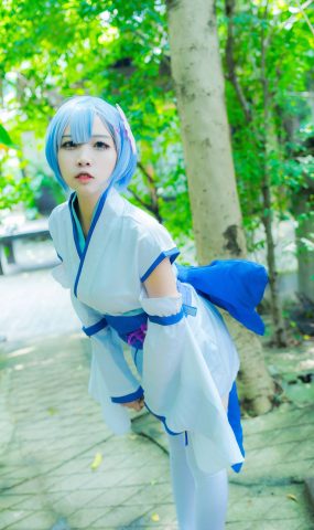 人氣Coser二佐Nisa – 蕾姆幼年 [24P]