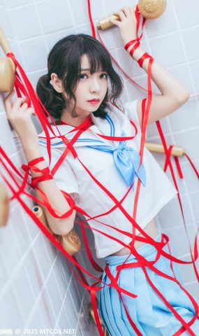 [喵糖映画]VOL.364 浴室JK[21P]