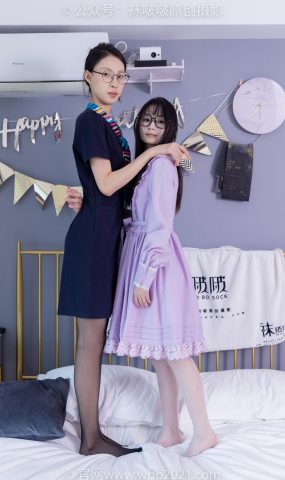 [BoBoSocks袜啵啵]NO.384 雪糕甜甜圈-两双高跟凉鞋、黑丝、白丝、裸足[183P]