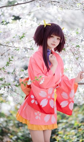 九柒喵 – 甲铁城的卡巴内利 无名 和服[34P]