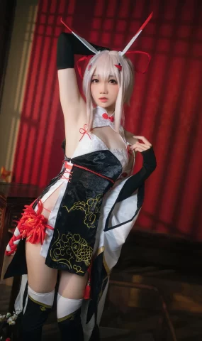 焖焖碳 – 碧蓝航线 绫波旗袍 新岁之鬼神[19P]