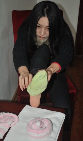 自由摄影 No.195 朱朱展示足底风采 [47P]