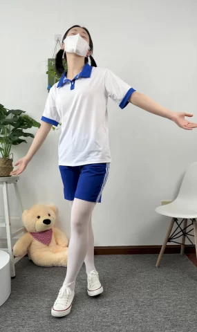 三禾摄影 NO.090 校服 白丝 帆布鞋[211P]