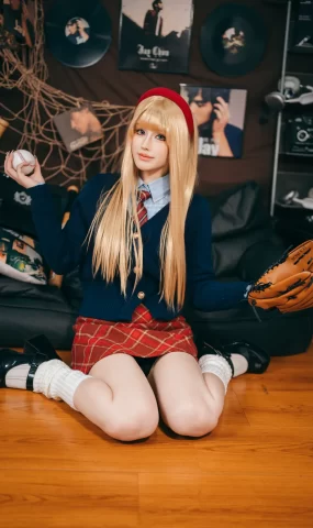 鹿八岁 – 棒球少女[23P]